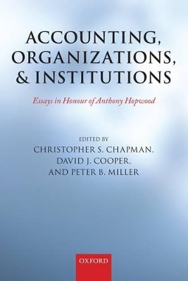 Accounting, Organizations, and Institutions book