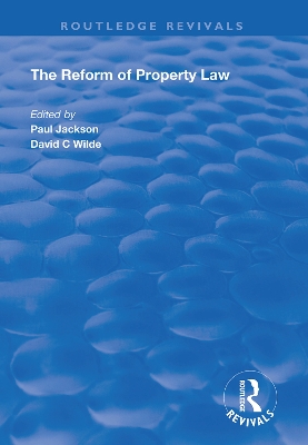 The Reform of Property Law book