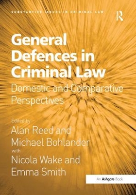 General Defences in Criminal Law book