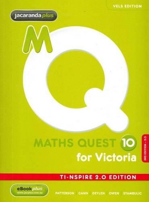 Maths Quest 10 for Victoria 3E TI-Nspire 2.0 Edition + EBookPLUS book