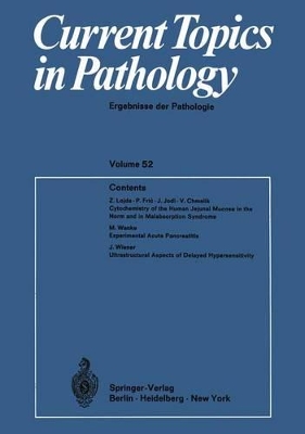 Current Topics in Pathology book