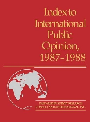 Index to International Public Opinion, 1987-1988 book