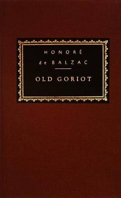Old Goriot by Honore De Balzac