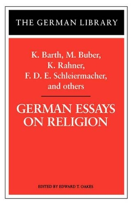German Essays on Religion book