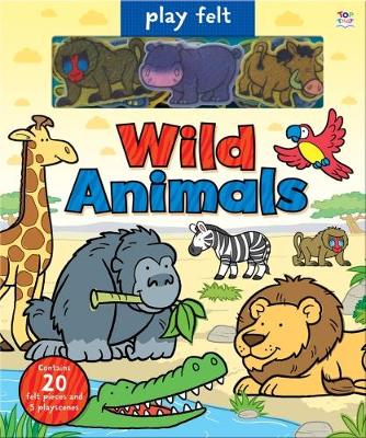 Play Felt Wild Animals book