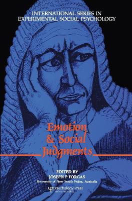 Emotion and Social Judgements book