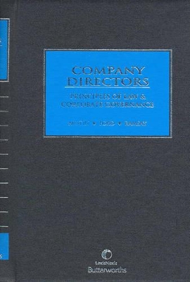 Company Directors: Principles of Law and Corporate Governance book