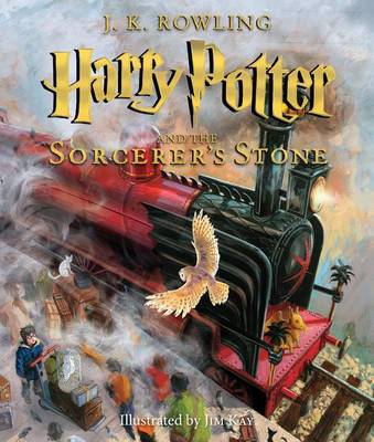 Harry Potter and the Sorcerer's Stone: The Illustrated Edition (Harry Potter, Book 1) by J K Rowling