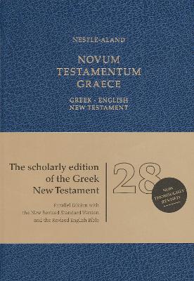 NA28 Greek-English New Testament book