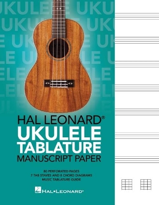 Hal Leonard Ukulele Tablature Manuscript Paper book