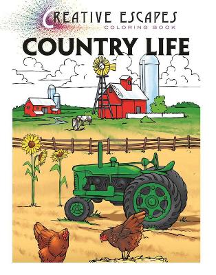 Creative Escapes Coloring Book: Country Life book