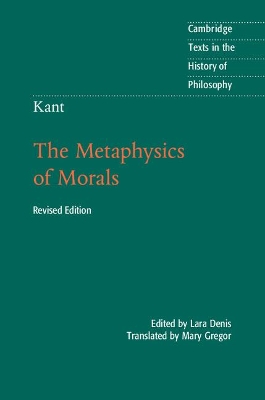 Kant: The Metaphysics of Morals book