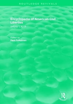 : Encyclopedia of American Civil Liberties (2006) book