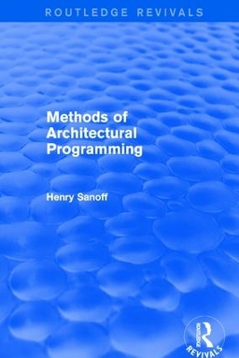 Methods of Architectural Programming book