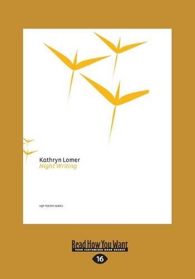 Night Writing by Kathryn Lomer