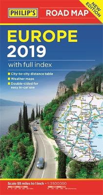 Philip's Europe Road Map book