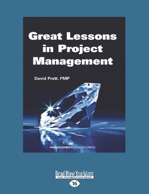 Great Lessons in Project Management by David Pratt