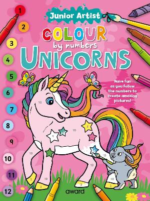 Junior Artist Colour By Numbers: Unicorns book