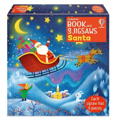 Usborne Book and 3 Jigsaws: Santa by Violeta Dabija