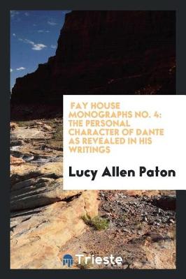 Fay House Monographs No. 4 book