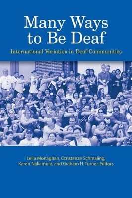 Many Ways to be Deaf book