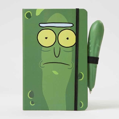 Rick and Morty: Pickle Rick Hardcover Ruled Journal with Pen book