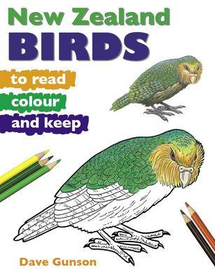 New Zealand Birds to Read, Colour and Keep book