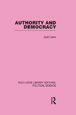 Authority and Democracy book