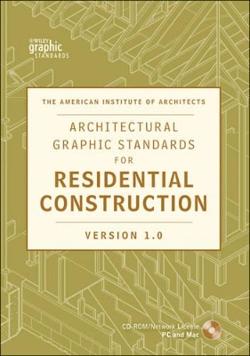 Architectural Graphic Standards for Residential Construction 1.0 CD-ROM Network Version by American Institute of Architects