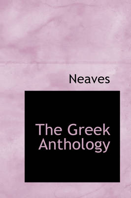The Greek Anthology book