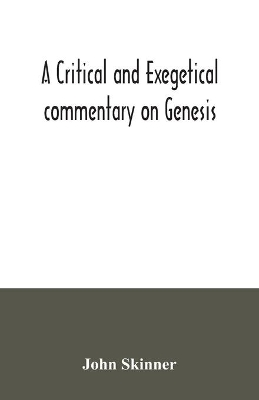 A critical and exegetical commentary on Genesis book