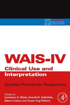 WAIS-IV Clinical Use and Interpretation book