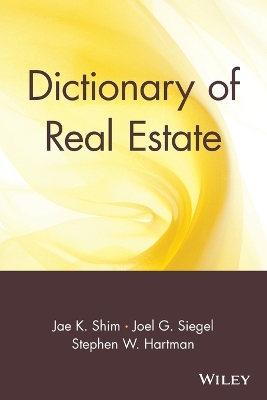 Dictionary of Real Estate book