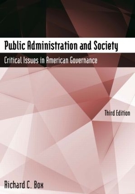 Public Administration and Society by Richard C Box