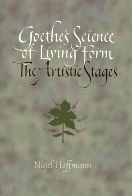 Goethe's Science of Living Form book