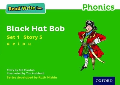 Read Write Inc. Phonics: Green Set 1 Storybook 5 Black Hat Bob book