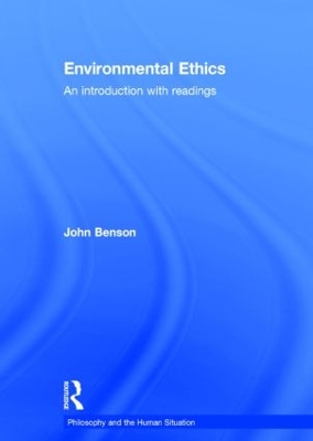 Environmental Ethics book