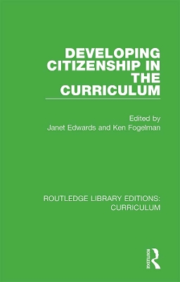 Developing Citizenship in the Curriculum by Janet Edwards