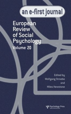 European Review of Social Psychology by Wolfgang Stroebe