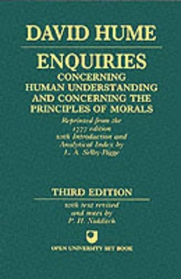 Enquiries concerning Human Understanding and concerning the Principles of Morals by David Hume