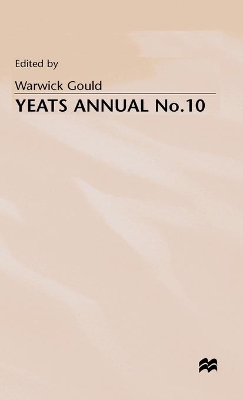 Yeats Annual No. 10 book