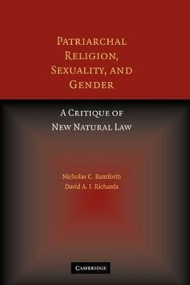 Patriarchal Religion, Sexuality, and Gender book