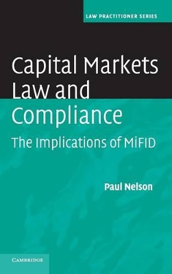 Capital Markets Law and Compliance book