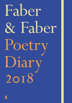 Faber & Faber Poetry Diary 2018 book