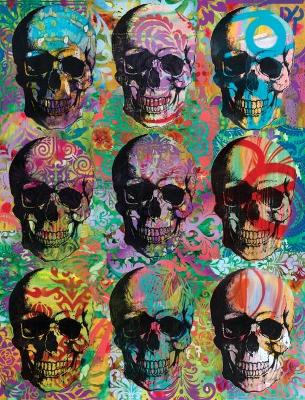 Dean Russo Skull Mosaic Journal book