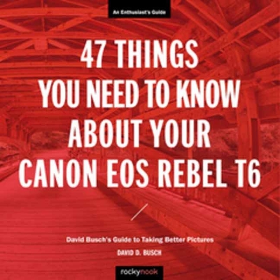 47 Things You Need to Know About Your Canon EOS Rebel T6: David Busch's Guide to Taking Better Pictures book