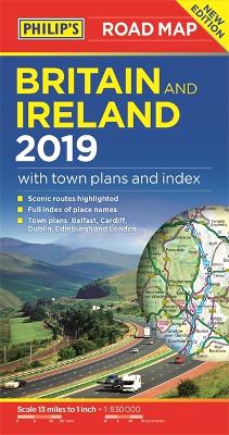 Philip's Britain and Ireland Road Map book