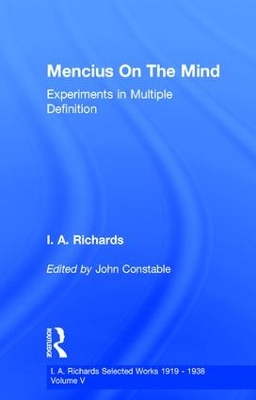 Mencius on the Mind book