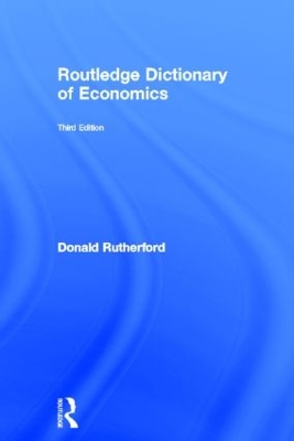 Routledge Dictionary of Economics book