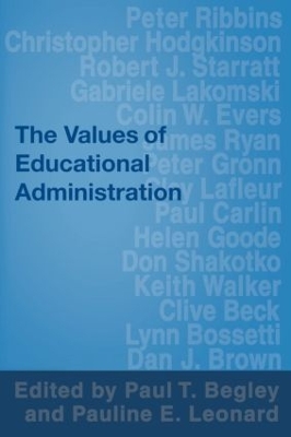 Values of Educational Administration book